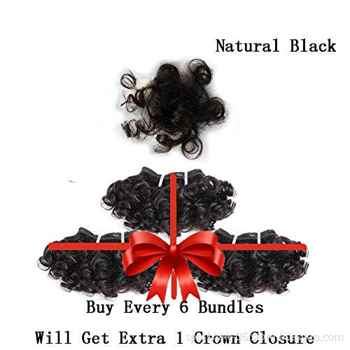Spark Hair  Bouncy Curly Bundles 100% Peruvian Unprocessed Virgin Hair Bundles Short Curly Bob Style Weave Human Hair Extension